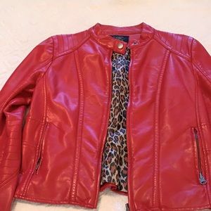 Red jacket